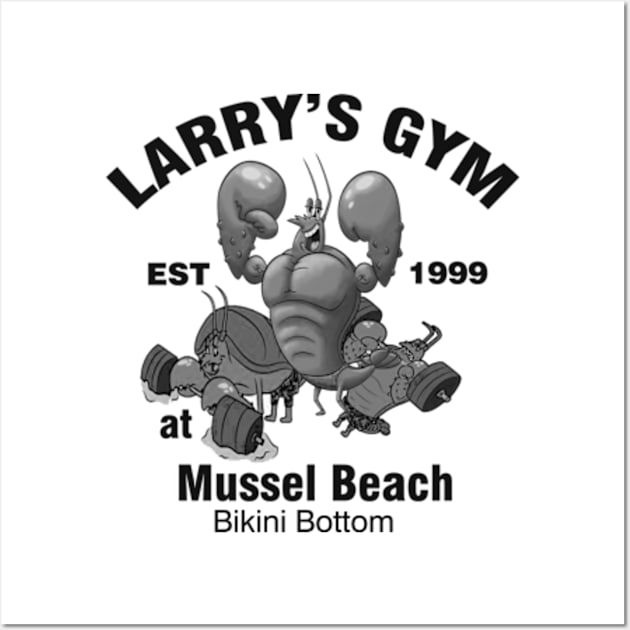 Larry's Gym At Mussel Beach Wall Art by positive_negativeart